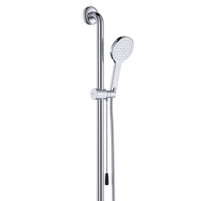 Fienza Luciana Care Inverted T Rail Shower with Push/Pull Slider Right-Hand - Chrome - Sydney Home Centre