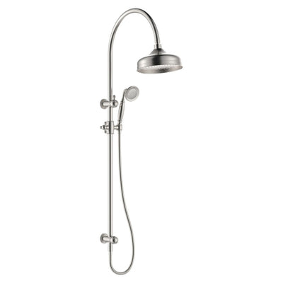 Fienza Lillian Twin Shower Brushed Nickel