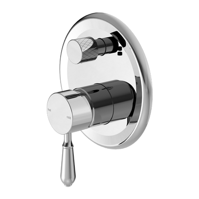 Nero York Shower Mixer With Divertor With Metal Lever Chrome - Sydney Home Centre