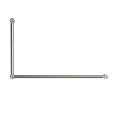 Nero Mecca Care 32mm Dda Grab Rail Set 90 Degree 600X1000mm Brushed Nickel - Sydney Home Centre