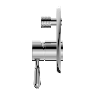 Nero York Shower Mixer With Divertor With Metal Lever Chrome - Sydney Home Centre