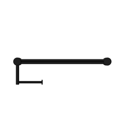 Nero Mecca Care 25mm Toilet Roll Rail 450mm Matte Black - Sydney Home Centre