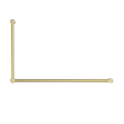 Nero Mecca Care 32mm Dda Grab Rail Set 90 Degree 600X1000mm Brushed Gold - Sydney Home Centre