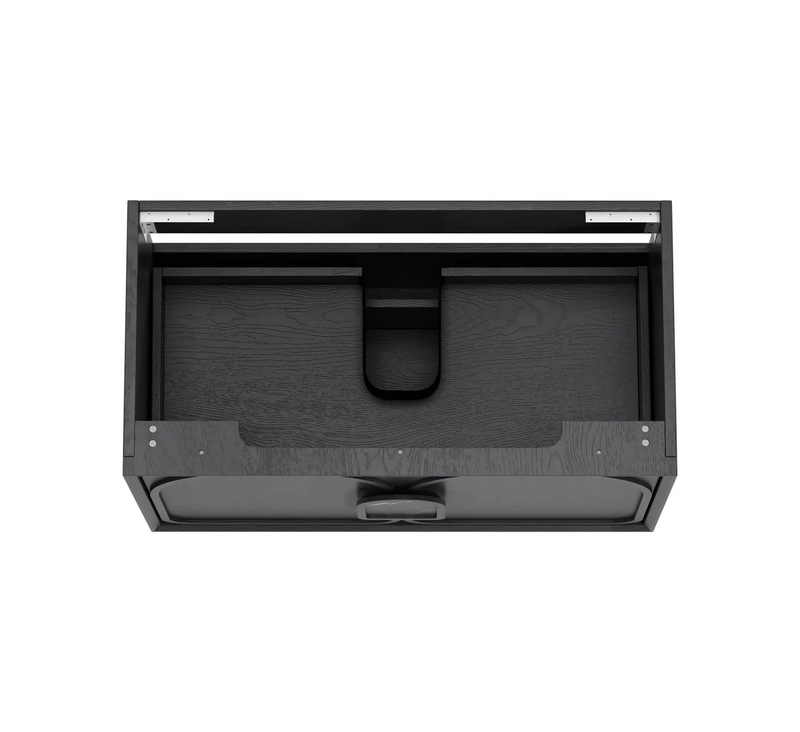 Otti Laguna 900mm Vanity Black American Oak (Cabinet Only) - Sydney Home Centre