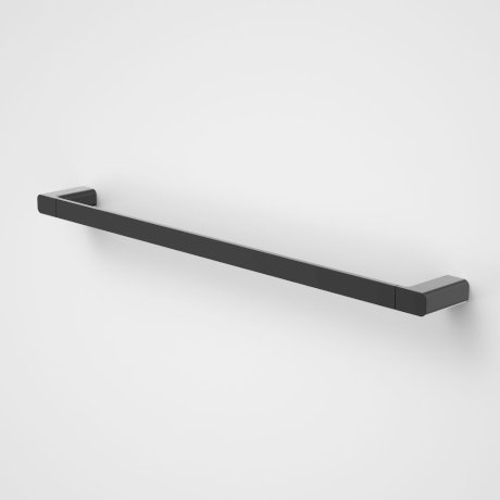 Caroma Luna Single Towel Rail 630mm Black - Sydney Home Centre