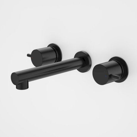 Caroma Luna Lever Wall Basin Set Black - Sydney Home Centre