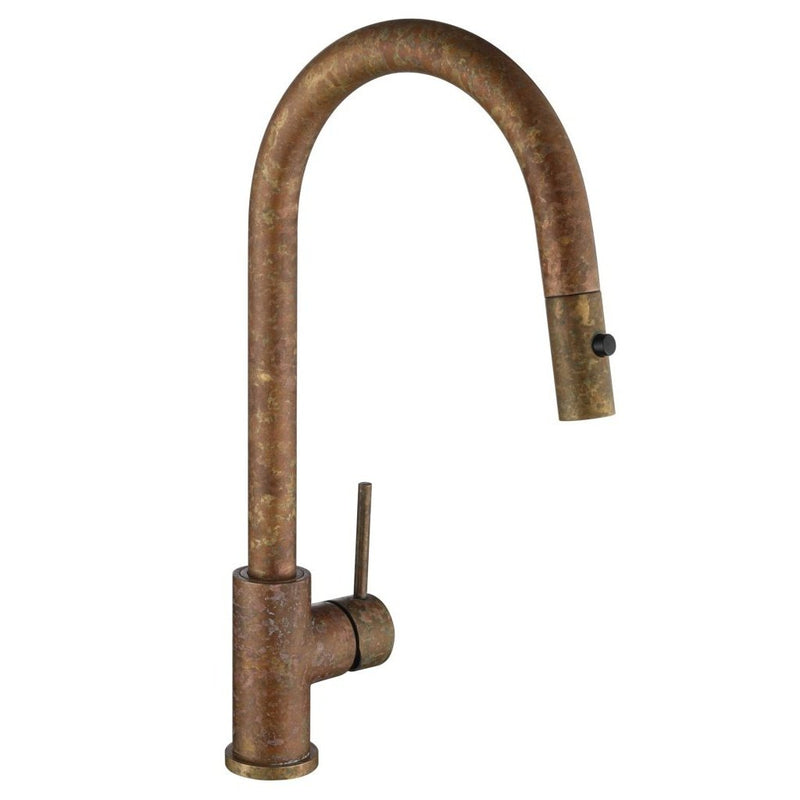 Bella Vista Mica LVB Pull-Out Sink Mixer Living Brass - Sydney Home Centre