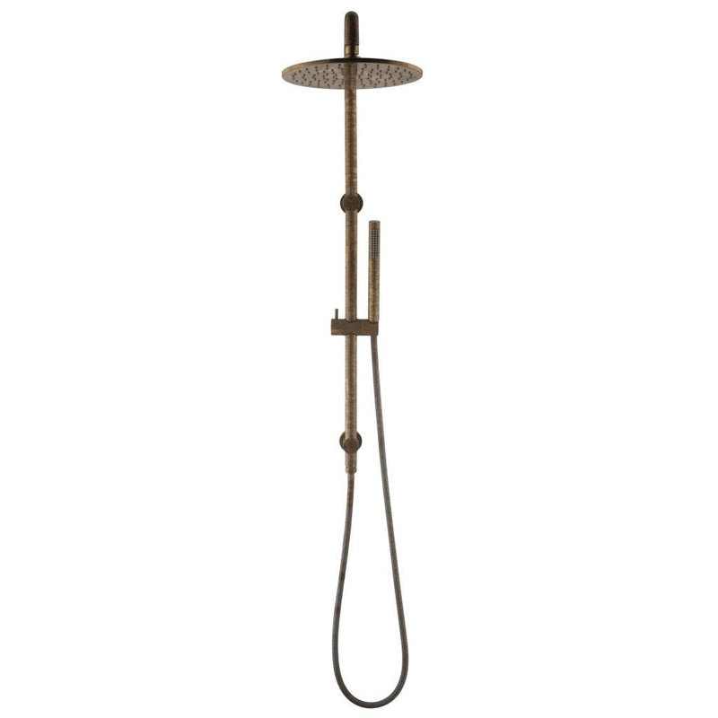 Bella Vista Mica LVB Dual Rail Shower Living Brass - Sydney Home Centre