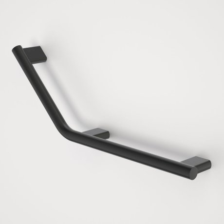 Caroma Opal Support Rail 135 Degree Right Hand Angled - Matte Black - Sydney Home Centre