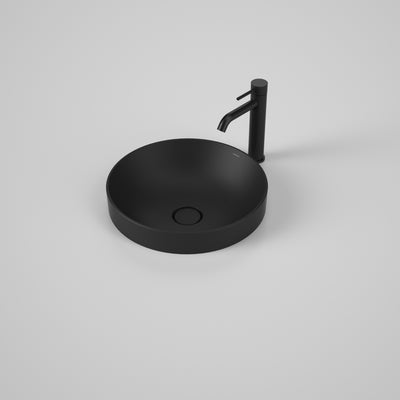 Caroma Liano II 400mm Round Inset Basin Matte Black - Sydney Home Centre