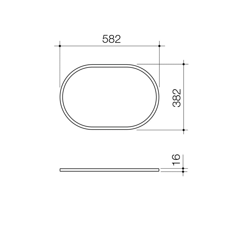 Caroma Liano II 600mm Pill Basin Dress Ring Chrome - Sydney Home Centre