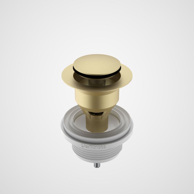 Caroma Pop-Up Plug and Waste Brushed Brass - Sydney Home Centre