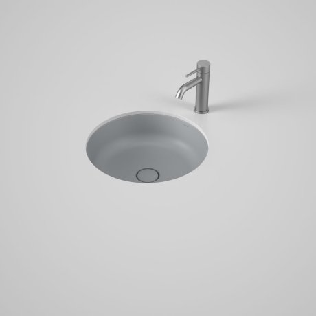 Caroma Liano II 440mm Round Under/Over Counter Basin Matte Grey (Special Order) - Sydney Home Centre