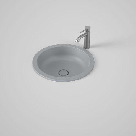 Caroma Liano II 440mm Round Under/Over Counter Basin Matte Grey (Special Order) - Sydney Home Centre
