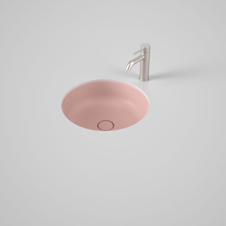 Caroma Liano II 440mm Round Under/Over Counter Basin Matte Pink (Special Order) - Sydney Home Centre