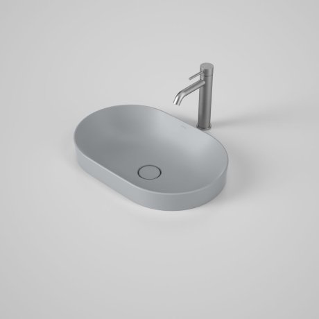 Caroma Liano II 530mm Pill Inset Basin Matte Grey (Special Order) - Sydney Home Centre