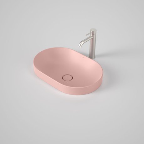 Caroma Liano II 530mm Pill Inset Basin Matte Pink (Special Order) - Sydney Home Centre
