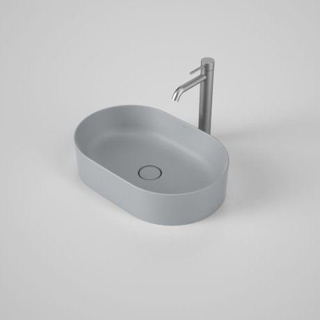 Caroma Liano II 530mm Pill Above Counter Basin Matte Grey (Special Order) - Sydney Home Centre
