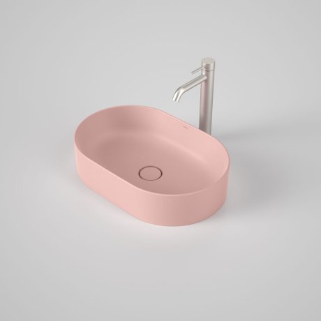 Caroma Liano II 530mm Pill Above Counter Basin Matte Pink (Special Order) - Sydney Home Centre