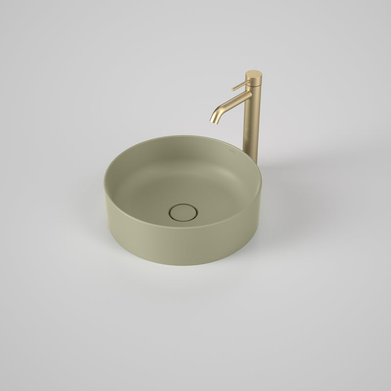 Caroma Liano II 400mm Round Above Counter Basin Matte Green (Special Order) - Sydney Home Centre