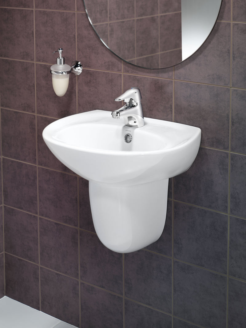 Caroma Concorde Wall Basin 1 Tap Hole White - Sydney Home Centre