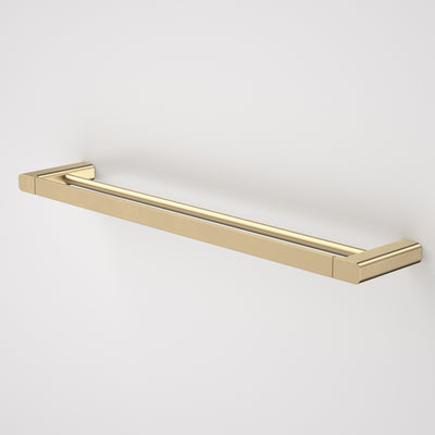 Caroma Luna Double Towel Rail 630mm Brushed Brass - Sydney Home Centre