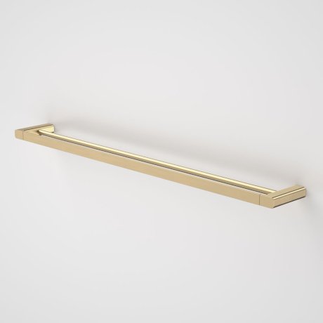 Caroma Luna Double Towel Rail 930mm Brushed Brass - Sydney Home Centre