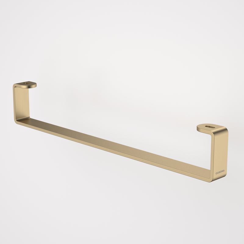 Caroma Urbane II Hand Wall Basin Integrated Rail Brushed Brass - Sydney Home Centre