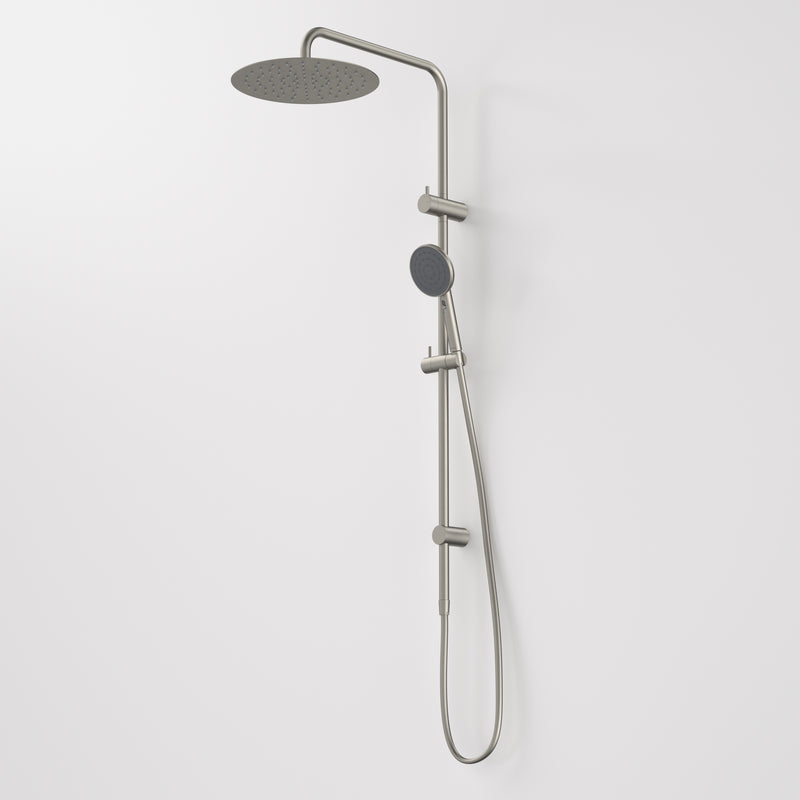 Caroma Urbane II Rail Shower with 300mm Overhead Brushed Nickel - Sydney Home Centre