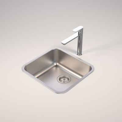 Caroma Luna Single Bowl O/M & U/M Sink Stainless Steel - Sydney Home Centre