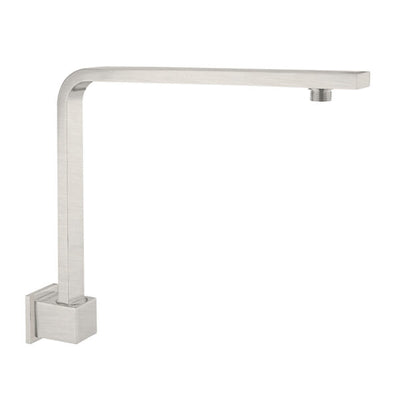 Nero Square Swivel Shower Arm Brushed Nickel - Sydney Home Centre