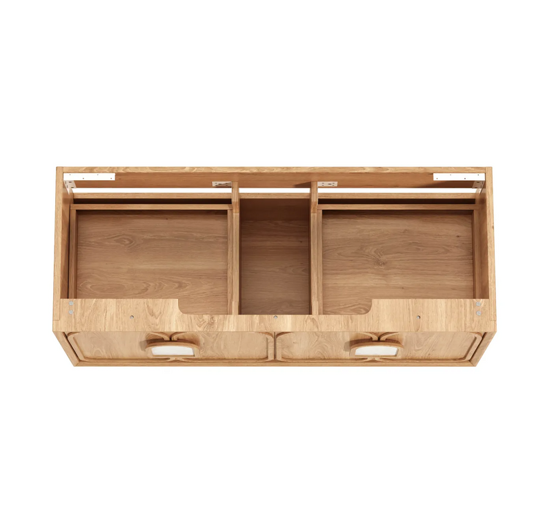 Otti Laguna 1200mm Vanity Natural American Oak (Cabinet Only) - Sydney Home Centre