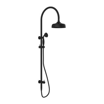 Nero York Twin Shower With Metal Hand Shower Matte Black - Sydney Home Centre