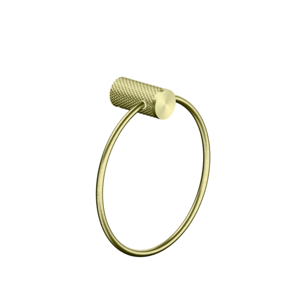 Nero Opal Towel Ring Brushed Gold - Sydney Home Centre