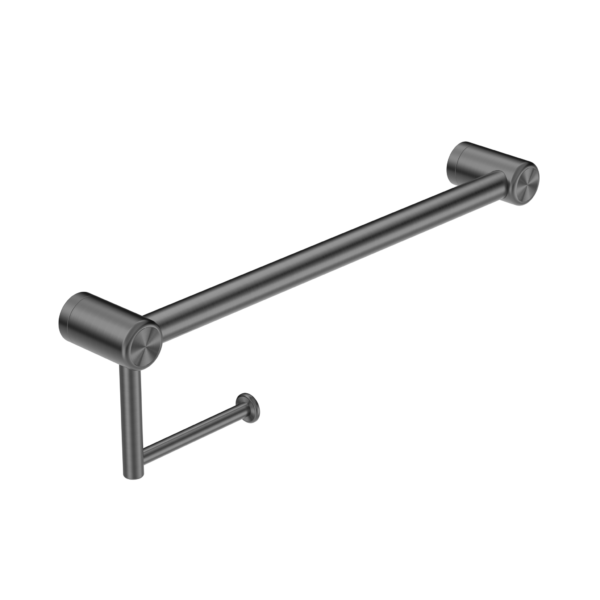 Nero Mecca Care 25mm Toilet Roll Rail 450mm Gun Metal - Sydney Home Centre