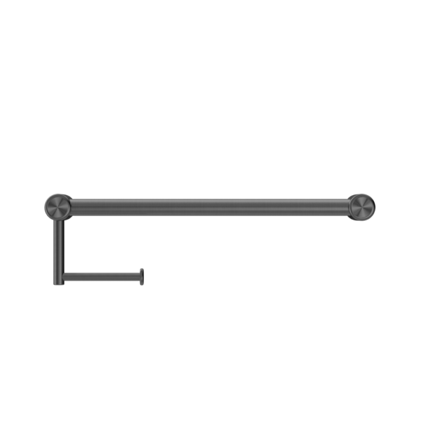 Nero Mecca Care 25mm Toilet Roll Rail 450mm Gun Metal - Sydney Home Centre