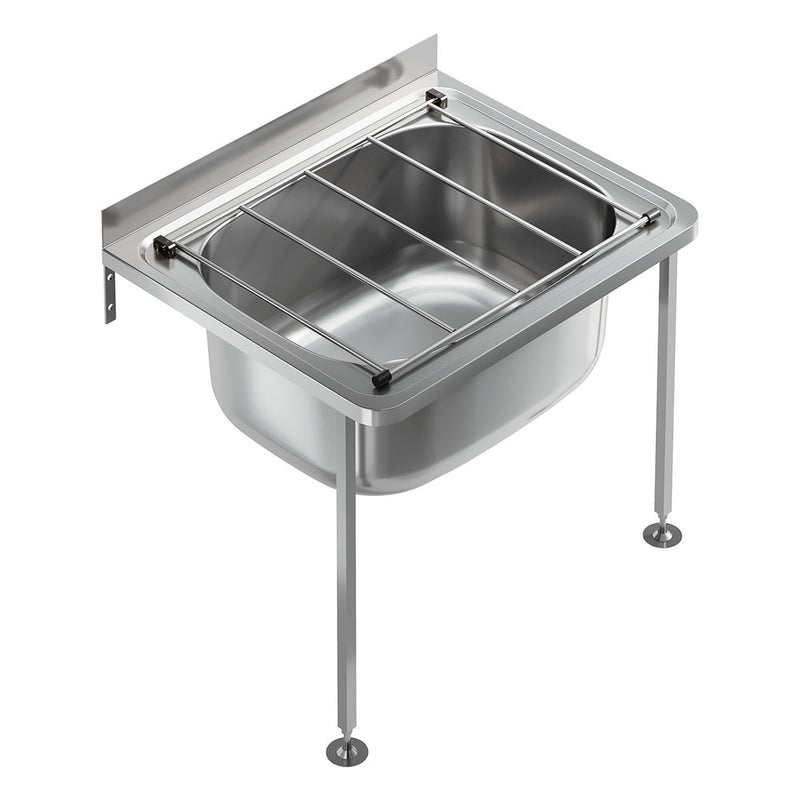 Fienza Cleaners Stainless Steel Sink with Floor Legs Kit - Sydney Home Centre