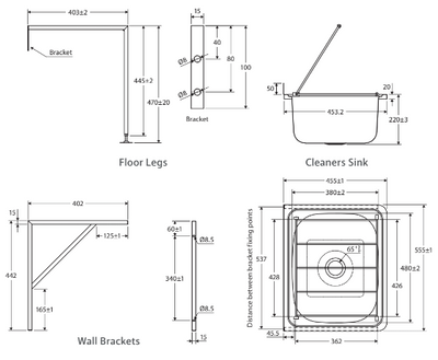 Fienza Cleaners Stainless Steel Sink - Sydney Home Centre