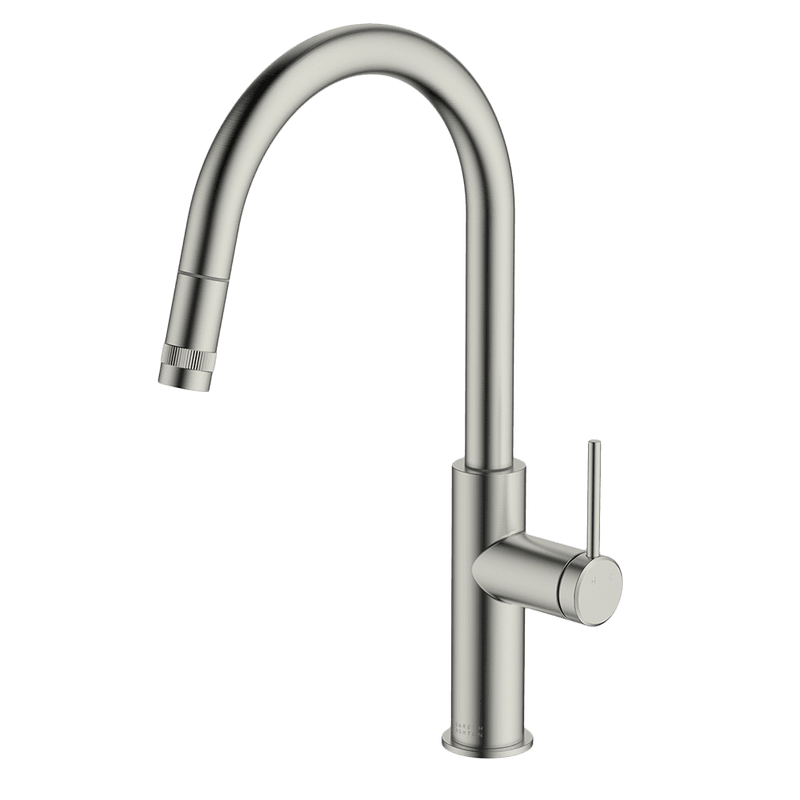 Gareth Ashton Poco Pull Out Kitchen Mixer Brushed Nickel