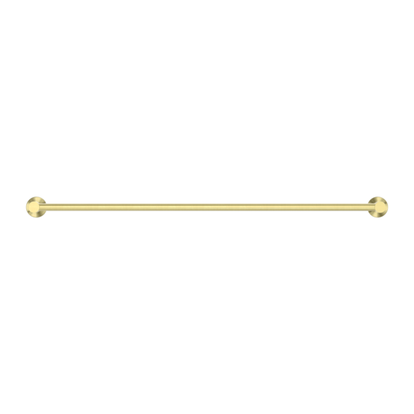 Nero Mecca Double Towel Rail 800mm Brushed Gold - Sydney Home Centre