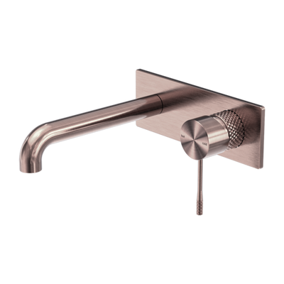 Nero Opal Wall Basin / Bath Mixer Brushed Bronze - Sydney Home Centre