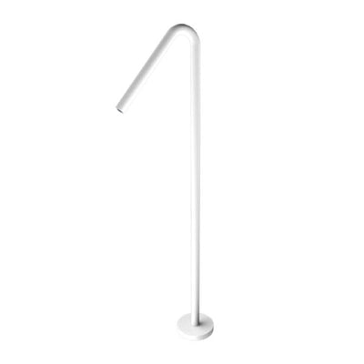 Nero Mecca Floor Standing Bath Spout Only Matte White - Sydney Home Centre