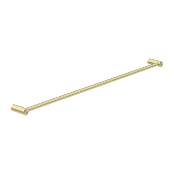 Nero New Mecca Single Towel Rail 800mm Brushed Gold - Sydney Home Centre