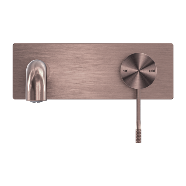 Nero Opal Wall Basin / Bath Mixer Brushed Bronze - Sydney Home Centre