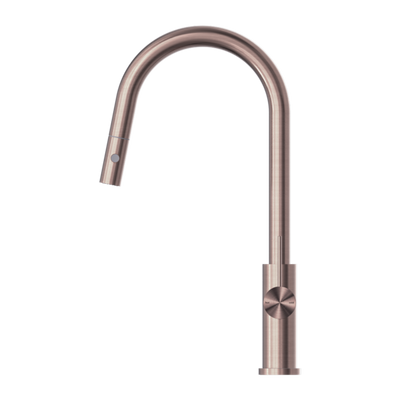 Nero Mecca Pull Out Sink Mixer With Vegie Spray Function Brushed Bronze - Sydney Home Centre