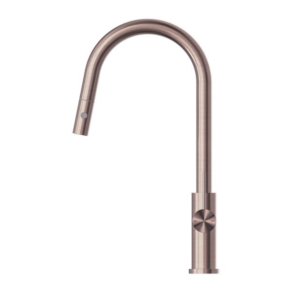 Nero Mecca Pull Out Sink Mixer With Vegie Spray Function Brushed Bronze - Sydney Home Centre