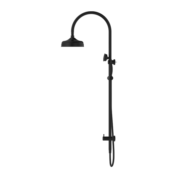 Nero York Twin Shower With Metal Hand Shower Matte Black - Sydney Home Centre