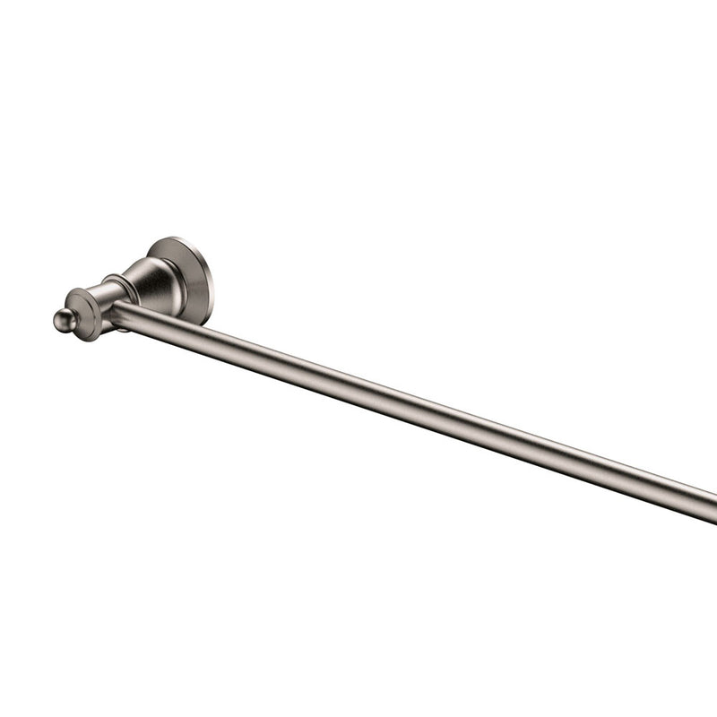 Fienza Lillian Single Towel Rail 800mm PVD Brushed Nickel