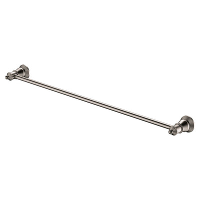 Fienza Lillian Single Towel Rail 800mm PVD Brushed Nickel