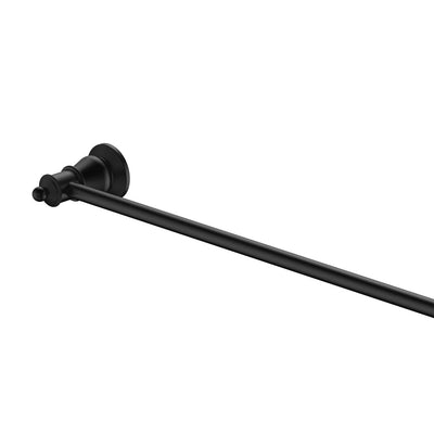 Fienza Lillian Single Towel Rail 800mm Matte Black